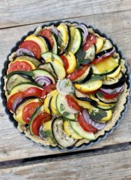 Quiche à la Ratatouille ungebacken